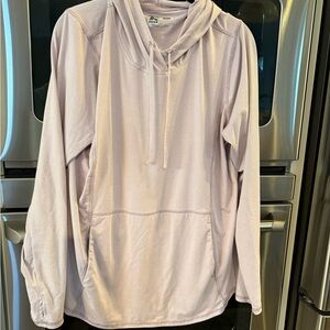 RBX Light Pinkish Athletic Hooded Pullover